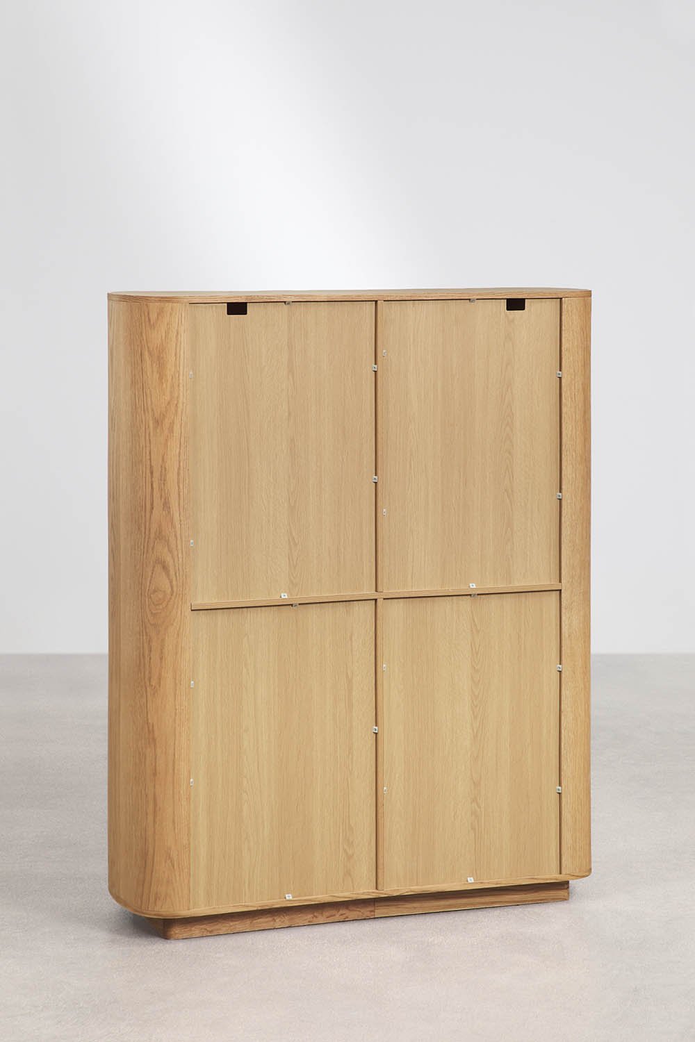 Walia display cabinet in MDF and tempered glass, gallery image 4