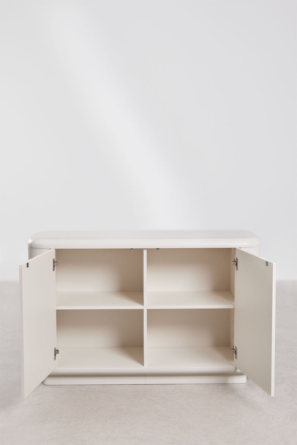 Rectangular sideboard 120x40 cm in gardenia white MDF Cixila, gallery image 3