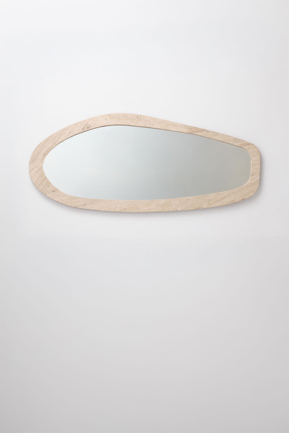 Irregular wall mirror in natural stone Urkiz, gallery image 3