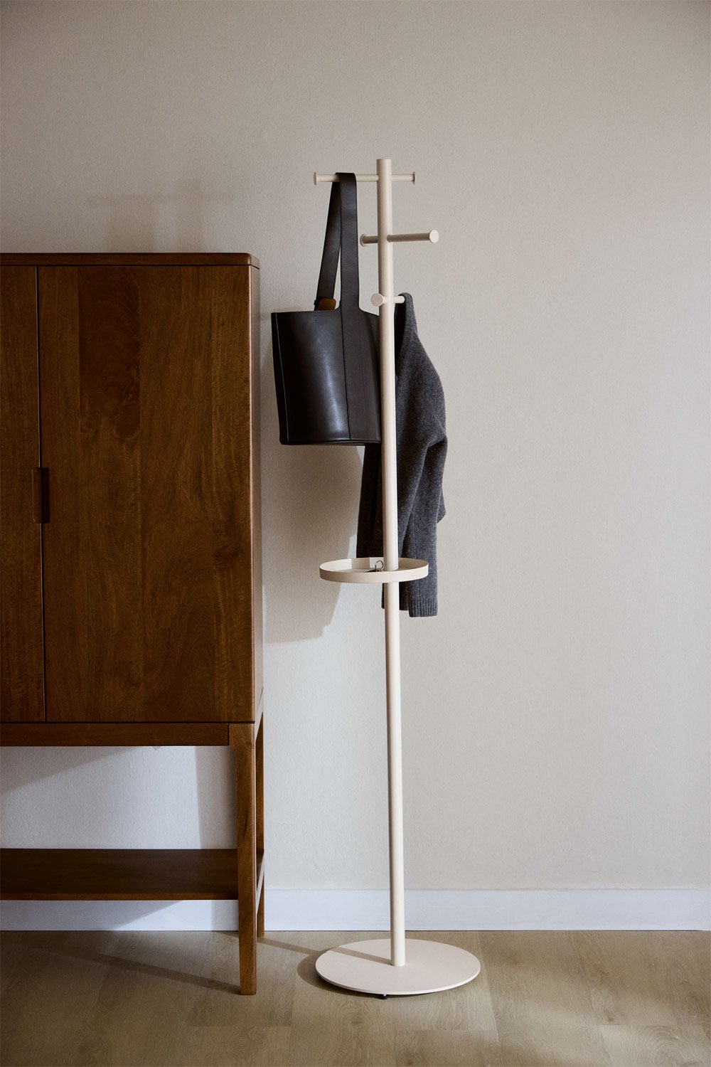 Tharelia iron standing coat rack, gallery image 1