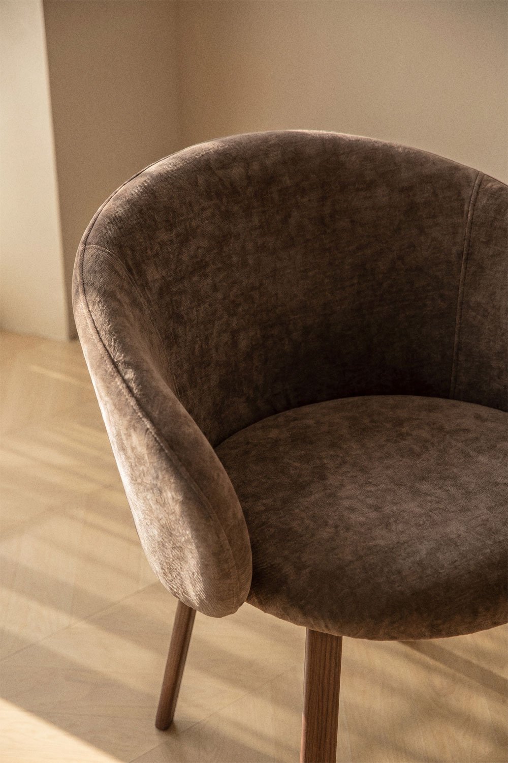 Pack of 2 Nairea upholstered dining chairs, gallery image 2