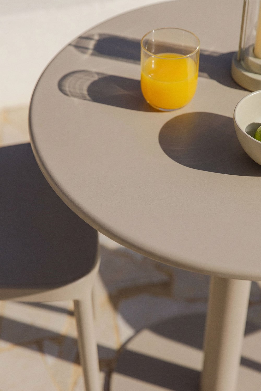 Mizzi round garden table Ø70 cm in iron, gallery image 2