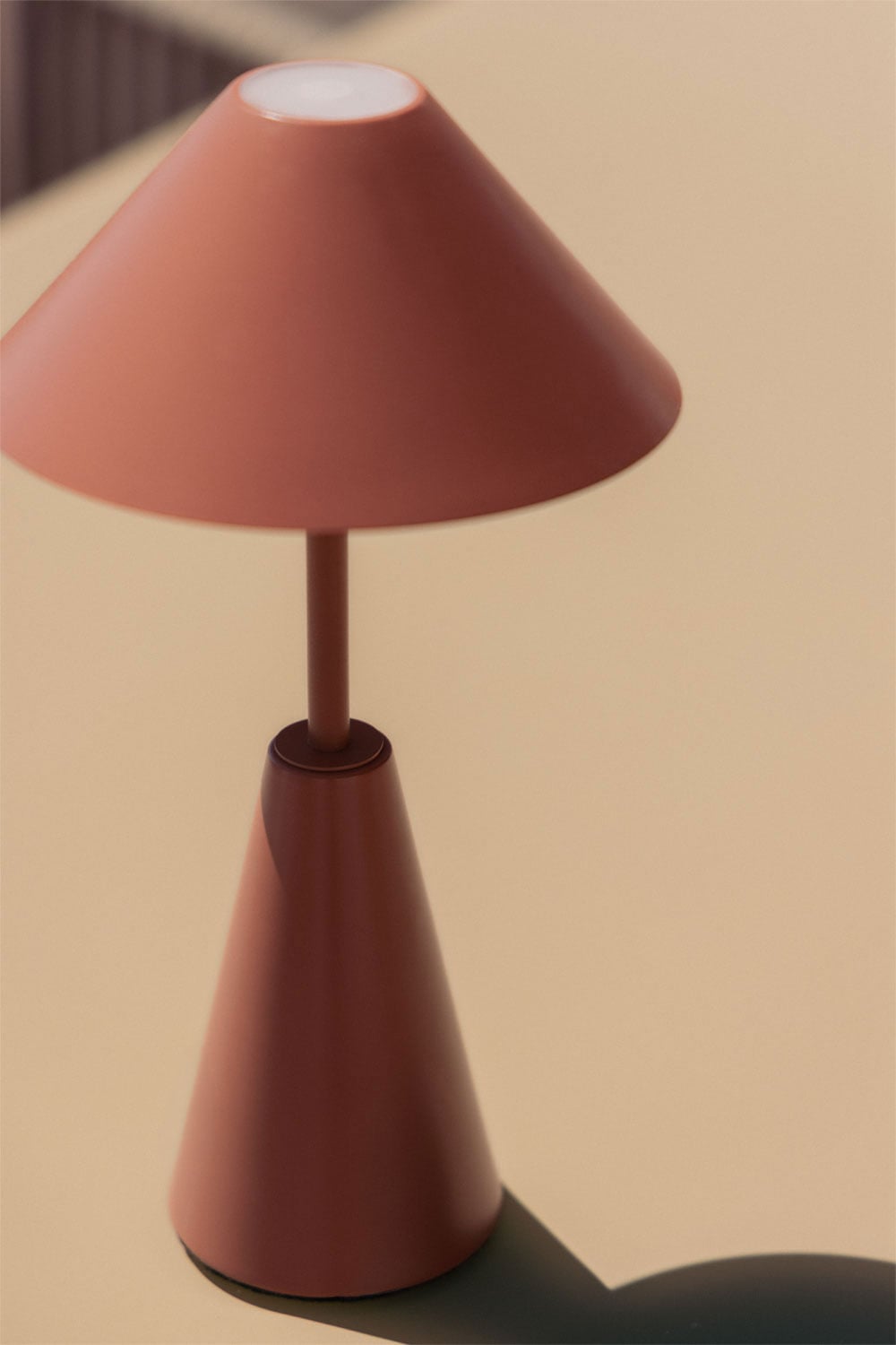 Wireless LED Outdoor Table Lamp in Iron Alexis, gallery image 2