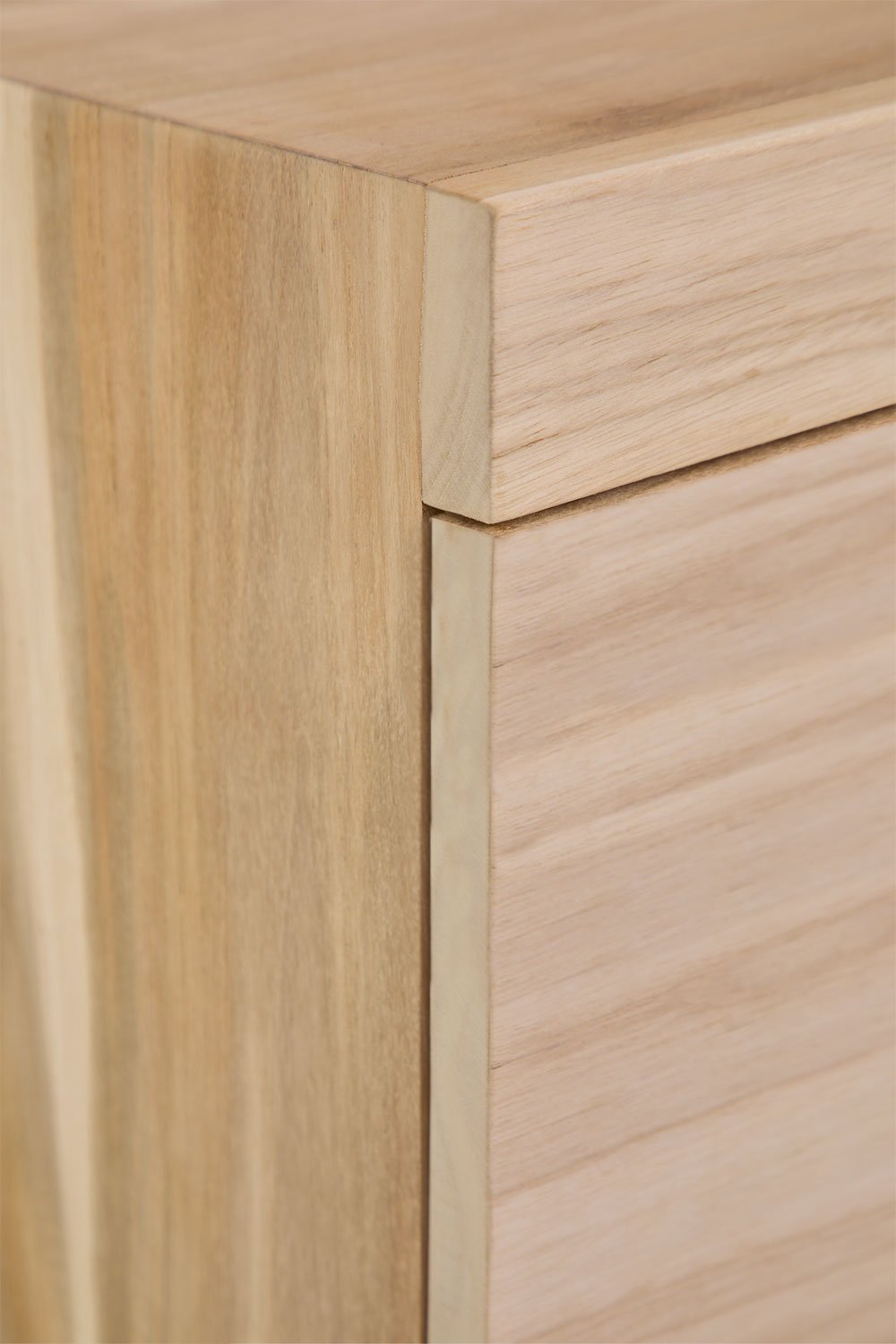 Suspended bathroom furniture set 60x45 cm in Belivetta teak wood, gallery image 6