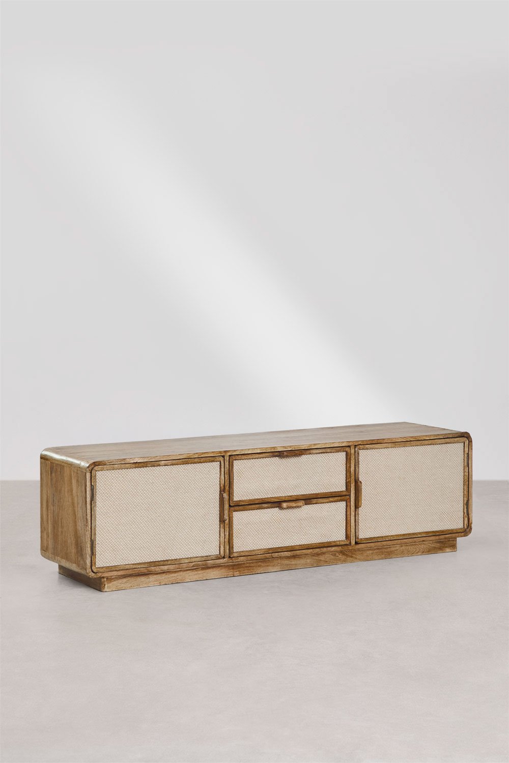 TV Stand 160x40 cm in mango wood Abrams, gallery image 3