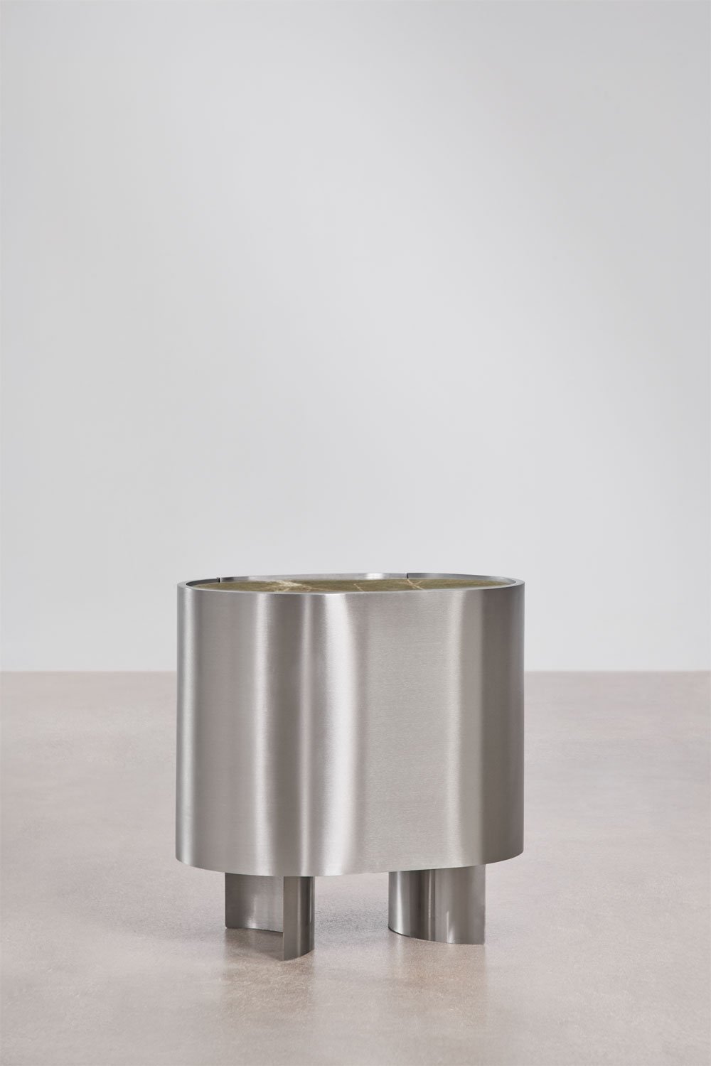 Luena 50x35 cm stainless steel nightstand, gallery image 6