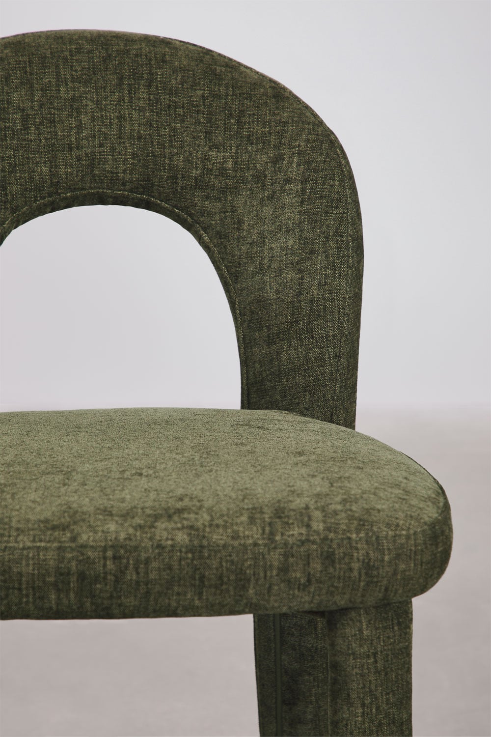 Gianis upholstered high stool in iron, gallery image 5