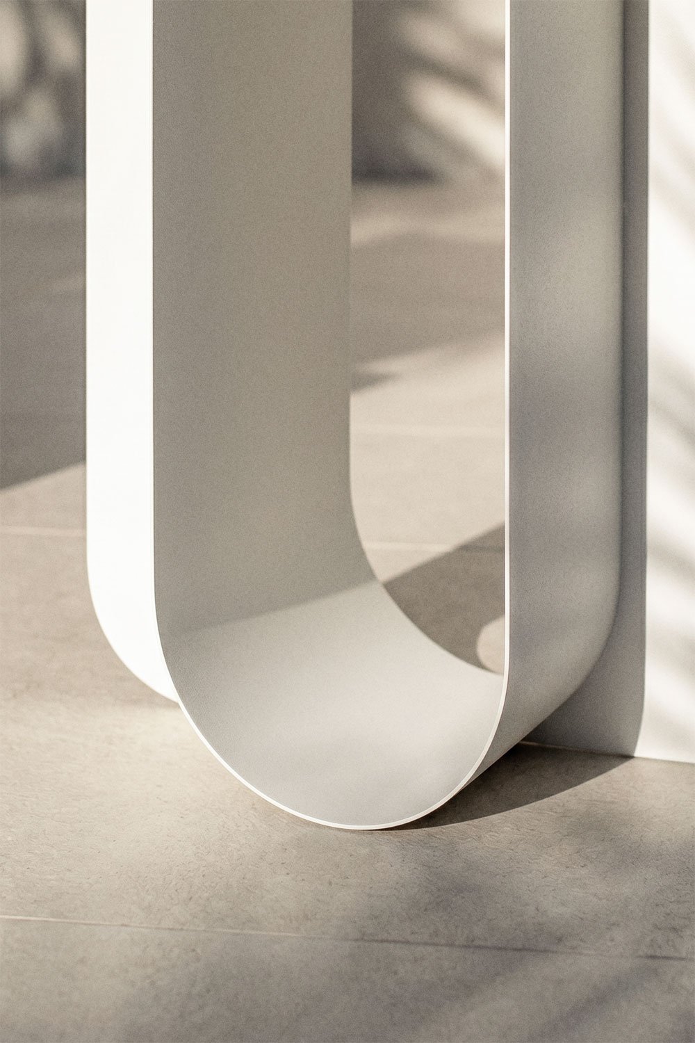 Rectangular 45x40 cm Norman steel garden side table, gallery image 2
