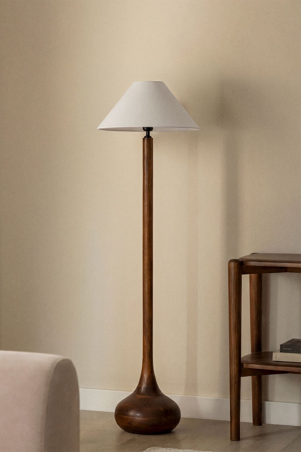 Lampshade Ø35 cm in linen Graciela, gallery image 1