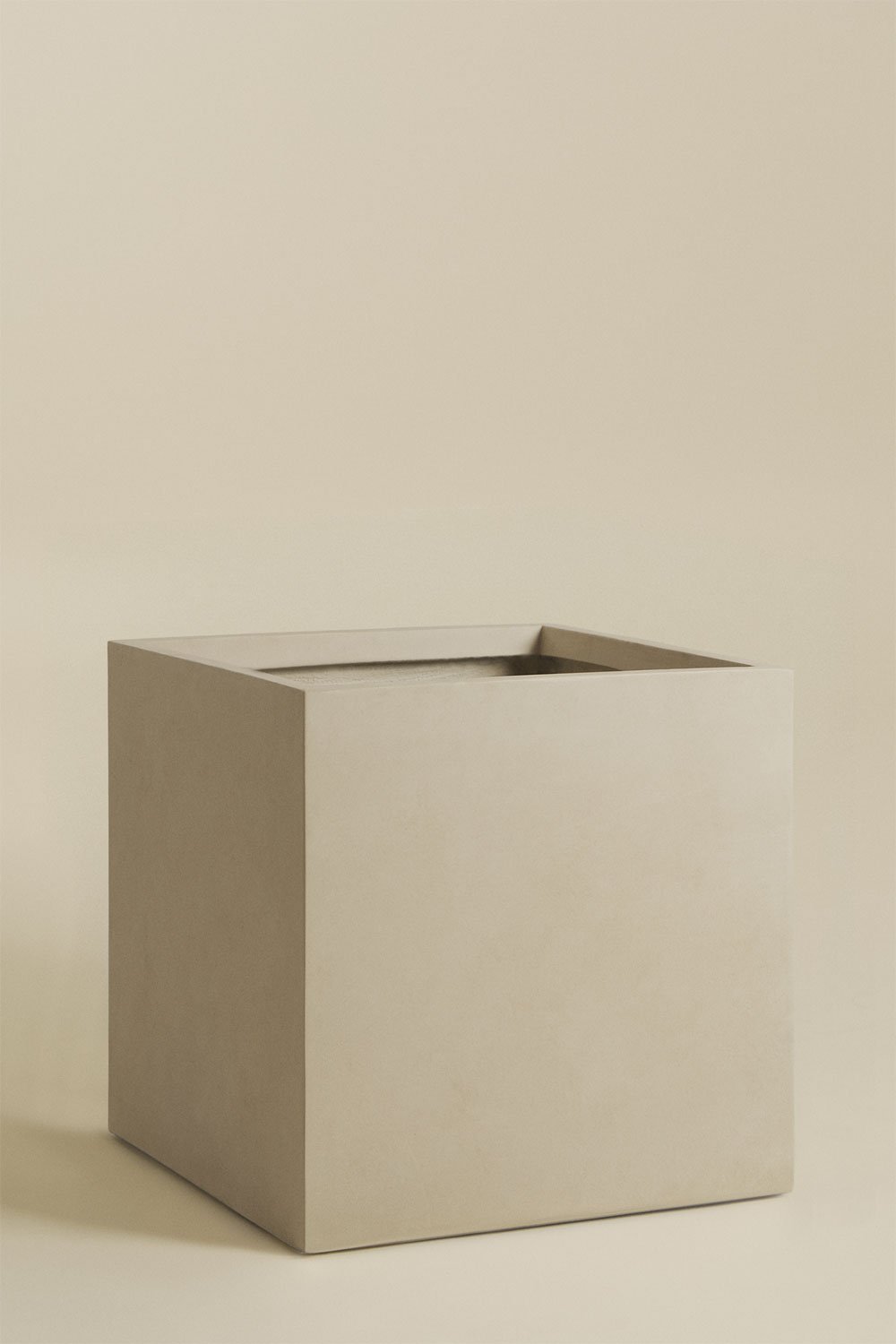 Lucas square outdoor cement planter, gallery image 3