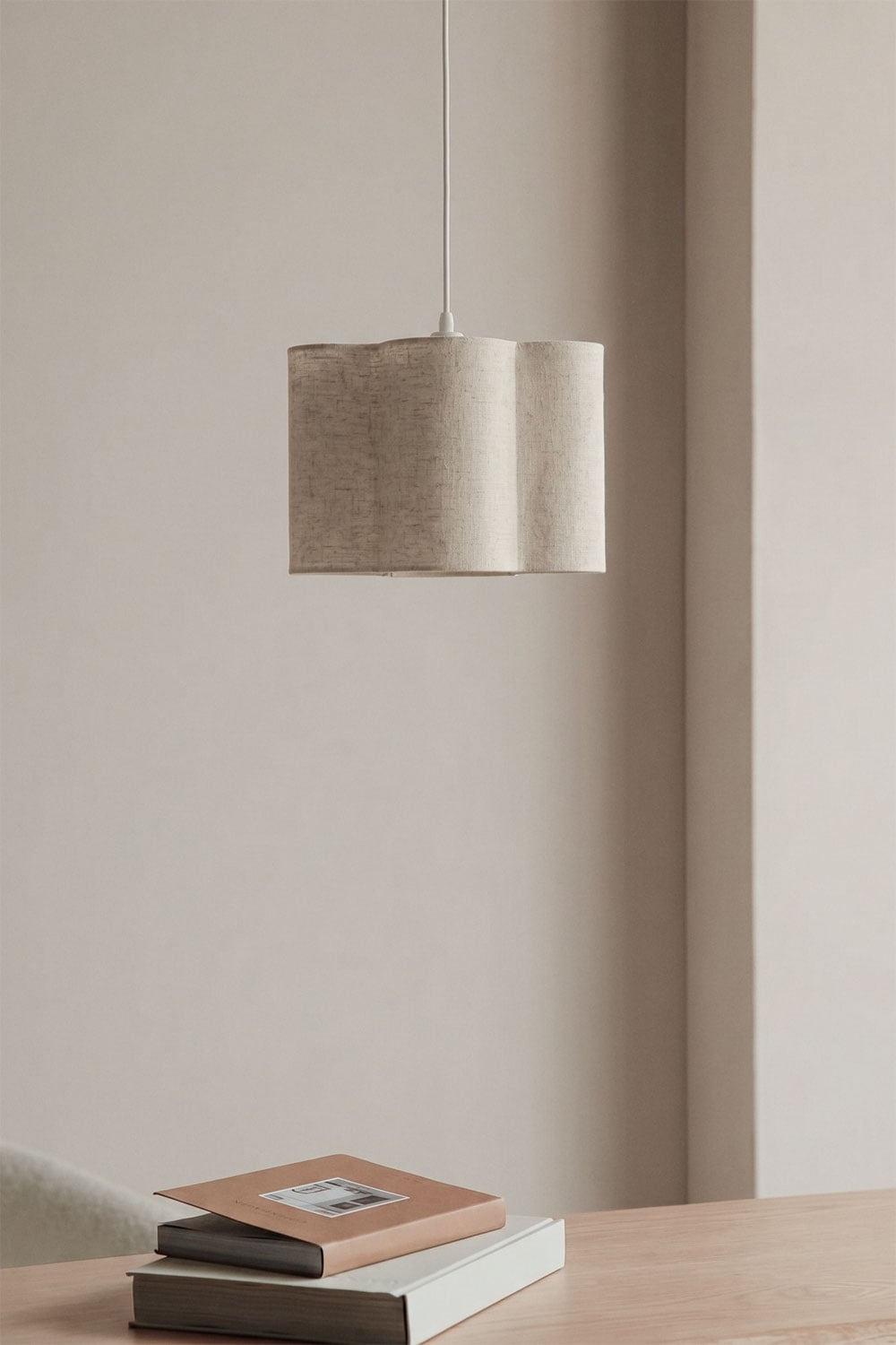 Philipa cotton pendant ceiling lamp Ø45 cm, gallery image 1