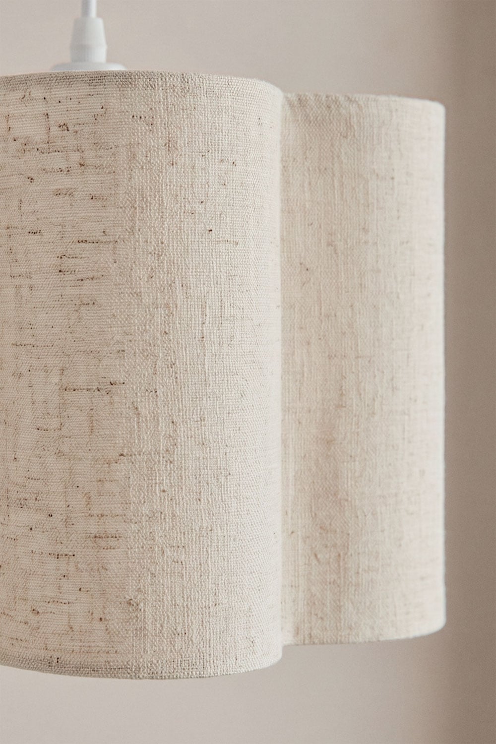 Philipa cotton pendant ceiling lamp Ø45 cm, gallery image 2