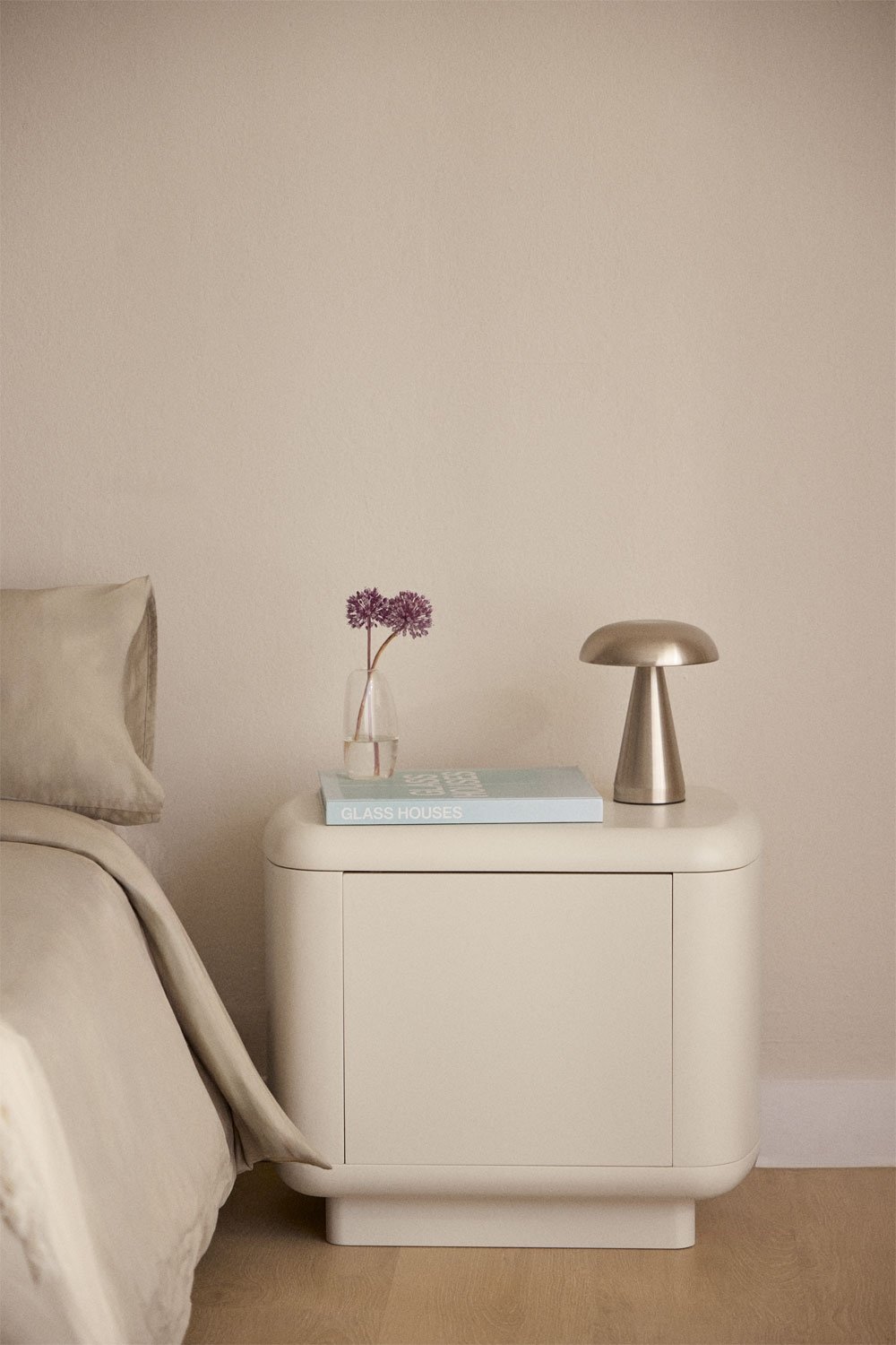 Pack of 2 bedside tables 55x40 cm in MDF Cixila, gallery image 1