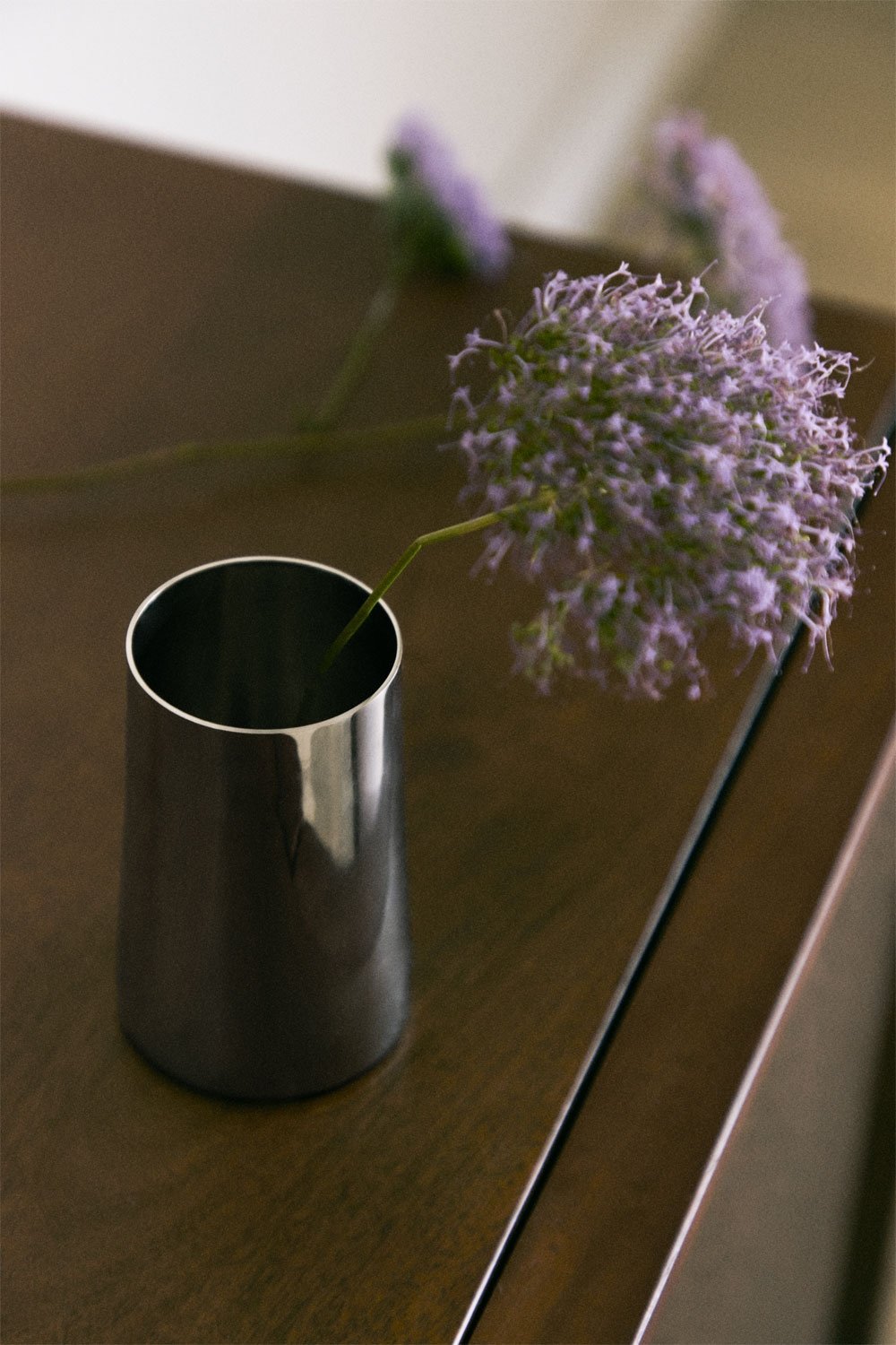 Padulin stainless steel vase, gallery image 1
