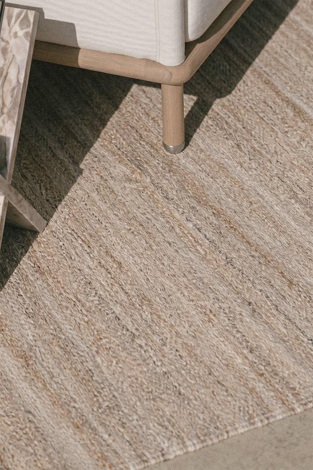 Rectangular outdoor rug in polyethylene Rosauran, gallery image 2