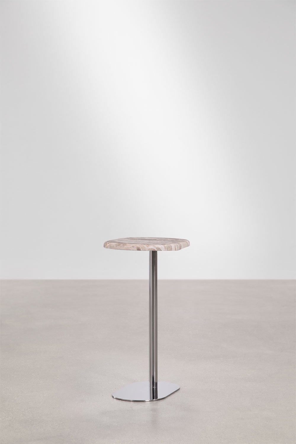 Lumair 45x25 cm stainless steel nightstand, gallery image 4