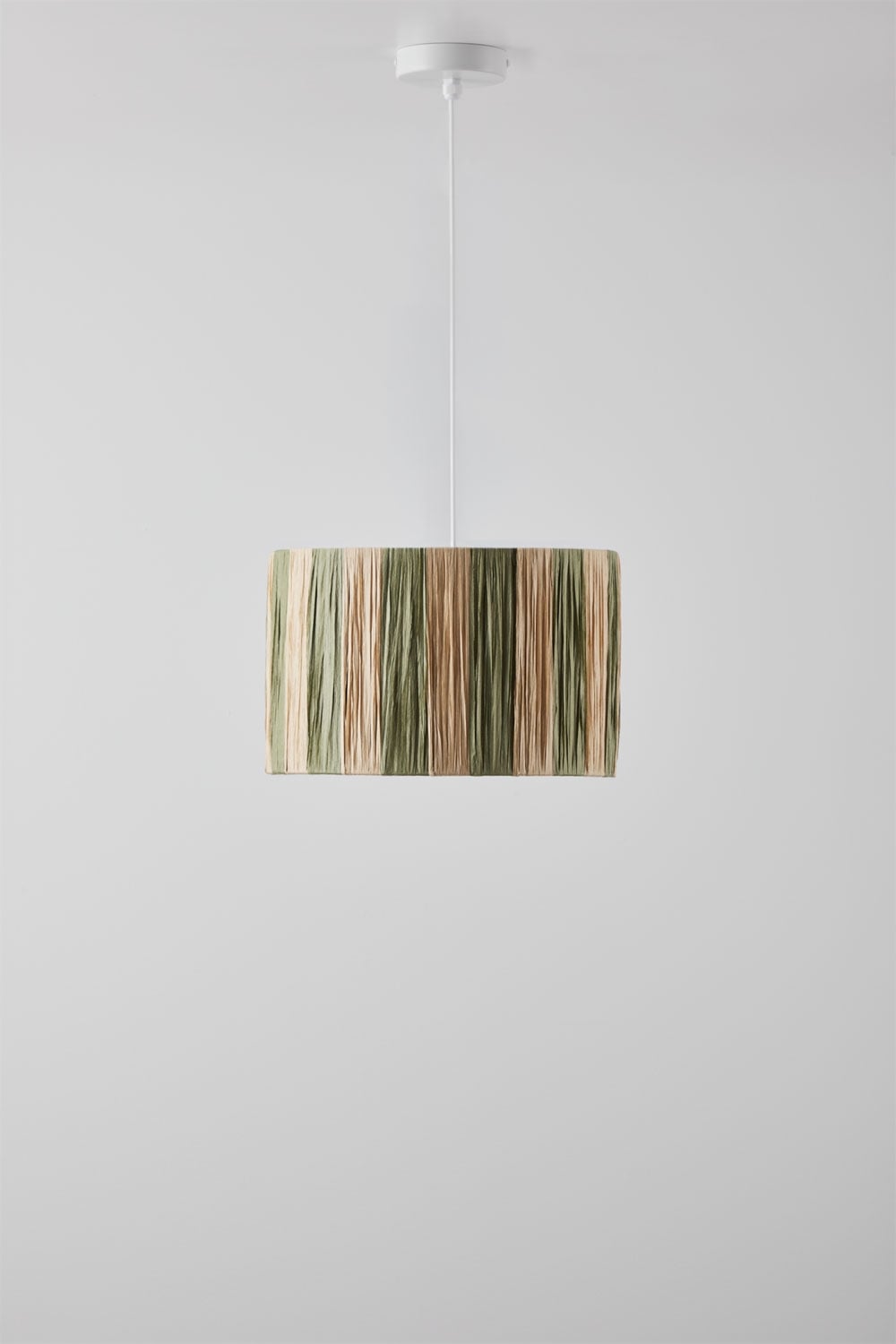 Ceiling lamp Ø30 cm in Marsali braided paper, gallery image 3