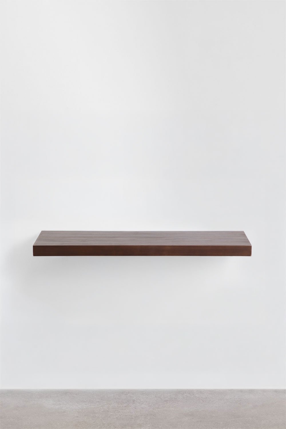 Double suspended bathroom furniture set 120x45 cm in Venetian teak wood, gallery image 3