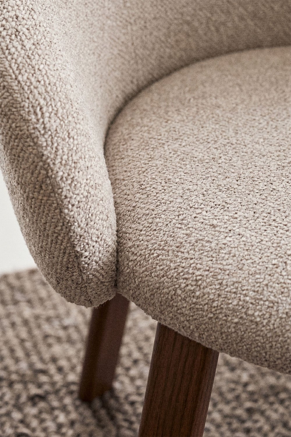 Nairea upholstered dining chair, gallery image 2