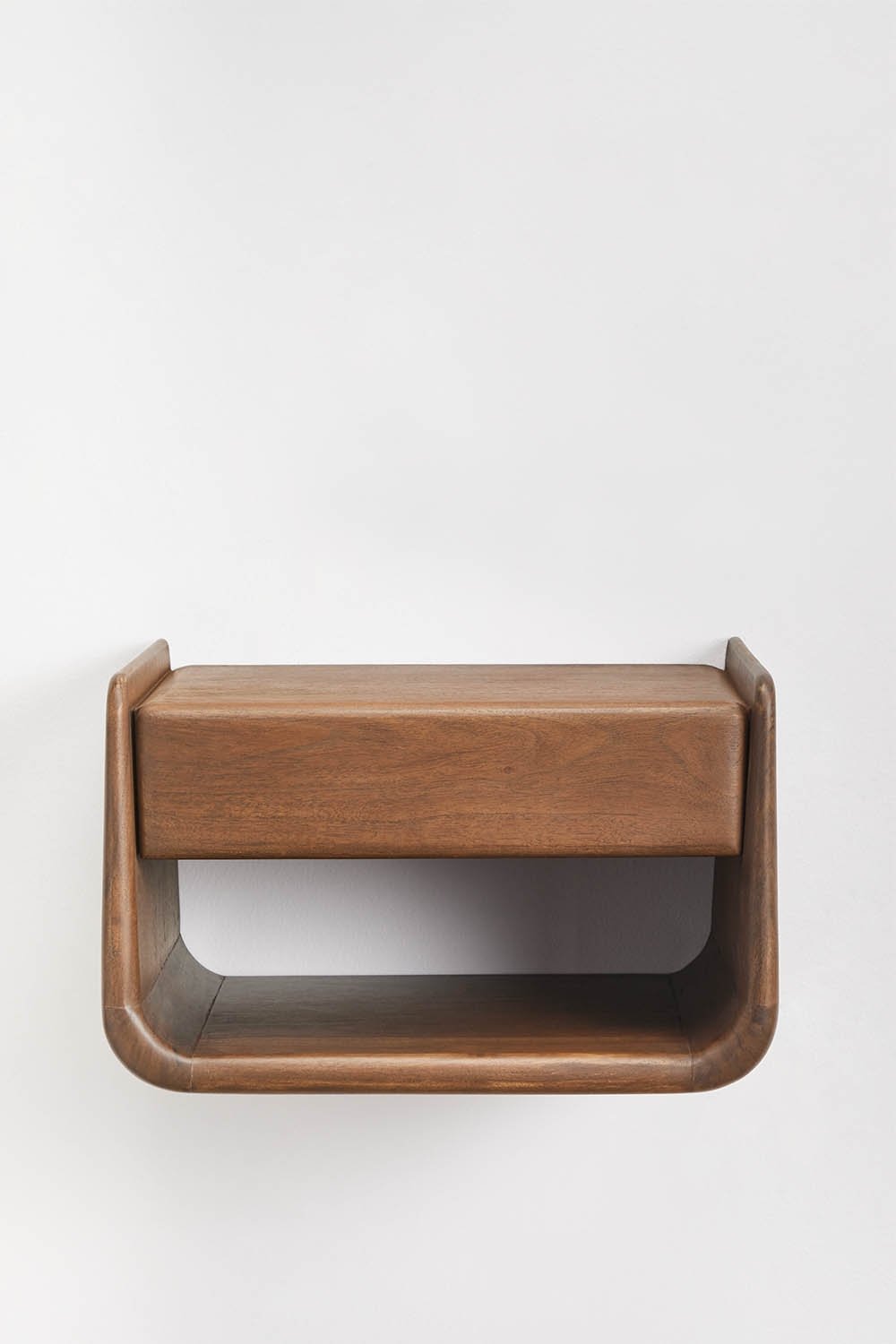 Floating bedside table 40x30 cm in Tinsley wood, gallery image 4