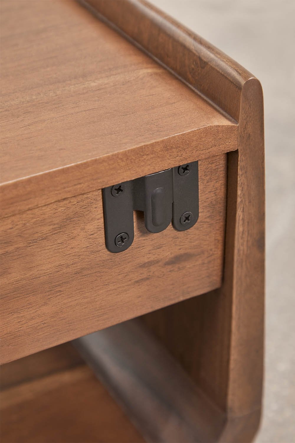 Floating bedside table 40x30 cm in Tinsley wood, gallery image 8