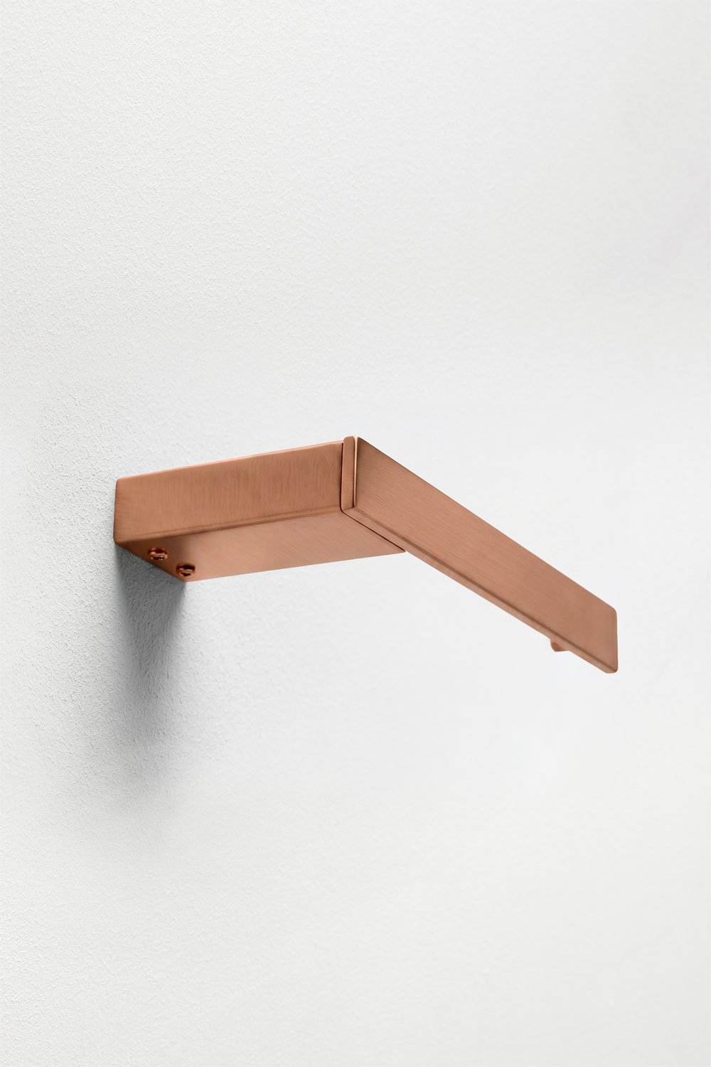 Toilet roll holder in brushed rose gold stainless steel Olvam, gallery image 7