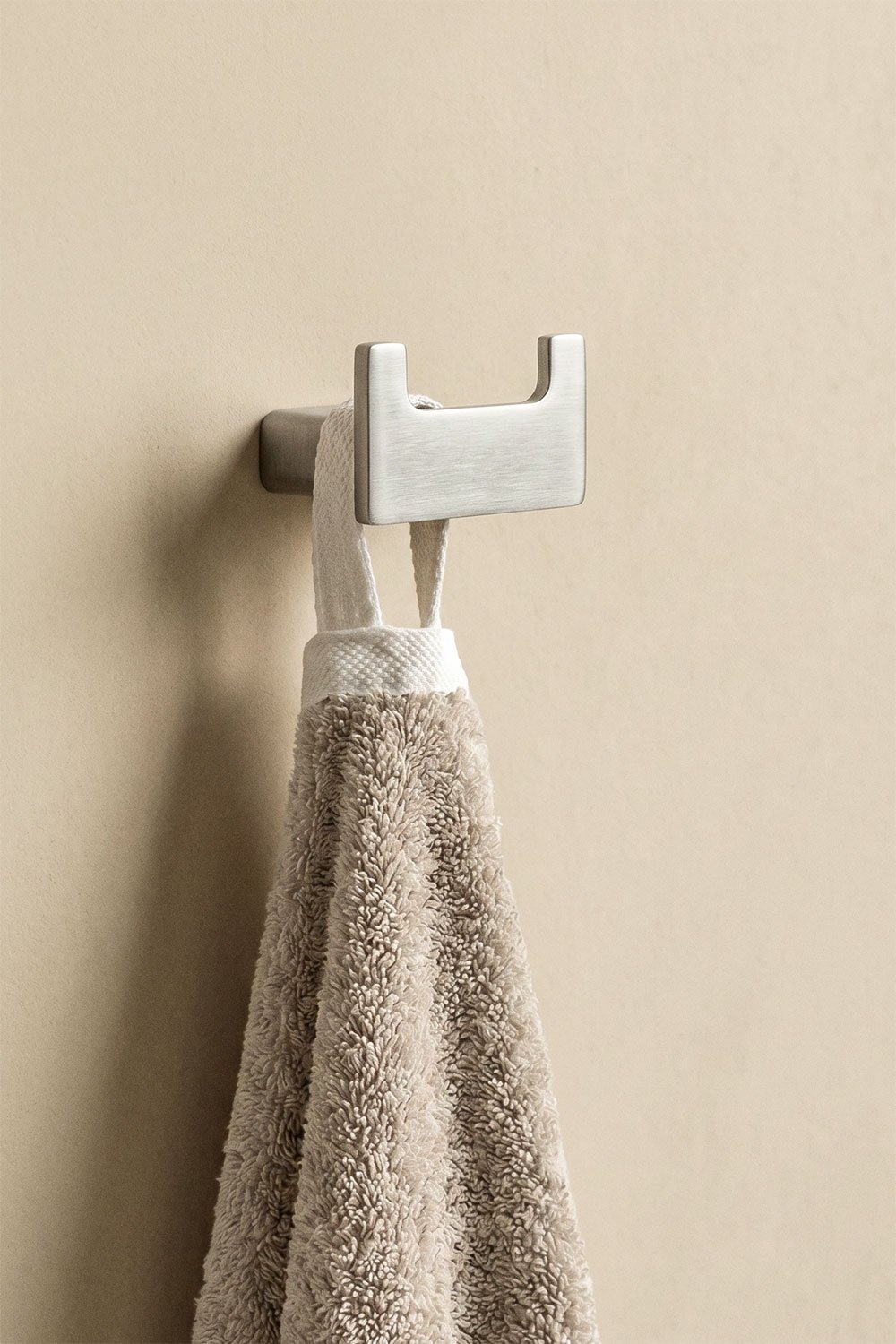 Olvam stainless steel bathroom hook, gallery image 1