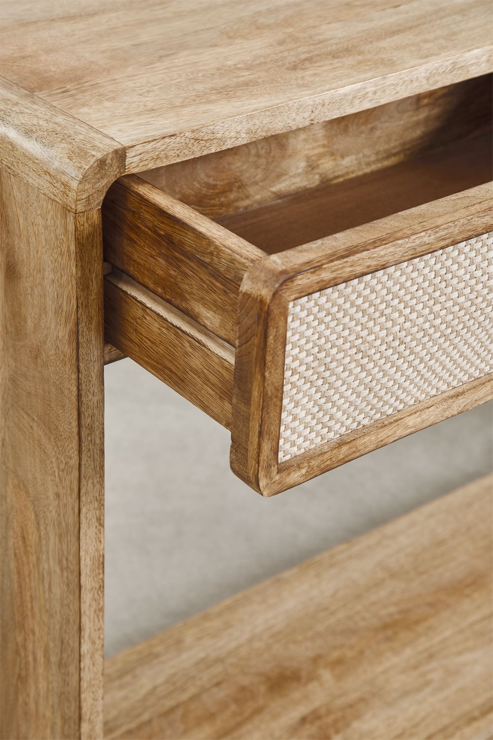 Abrams 120x30 cm mango wood hallway console table, gallery image 7