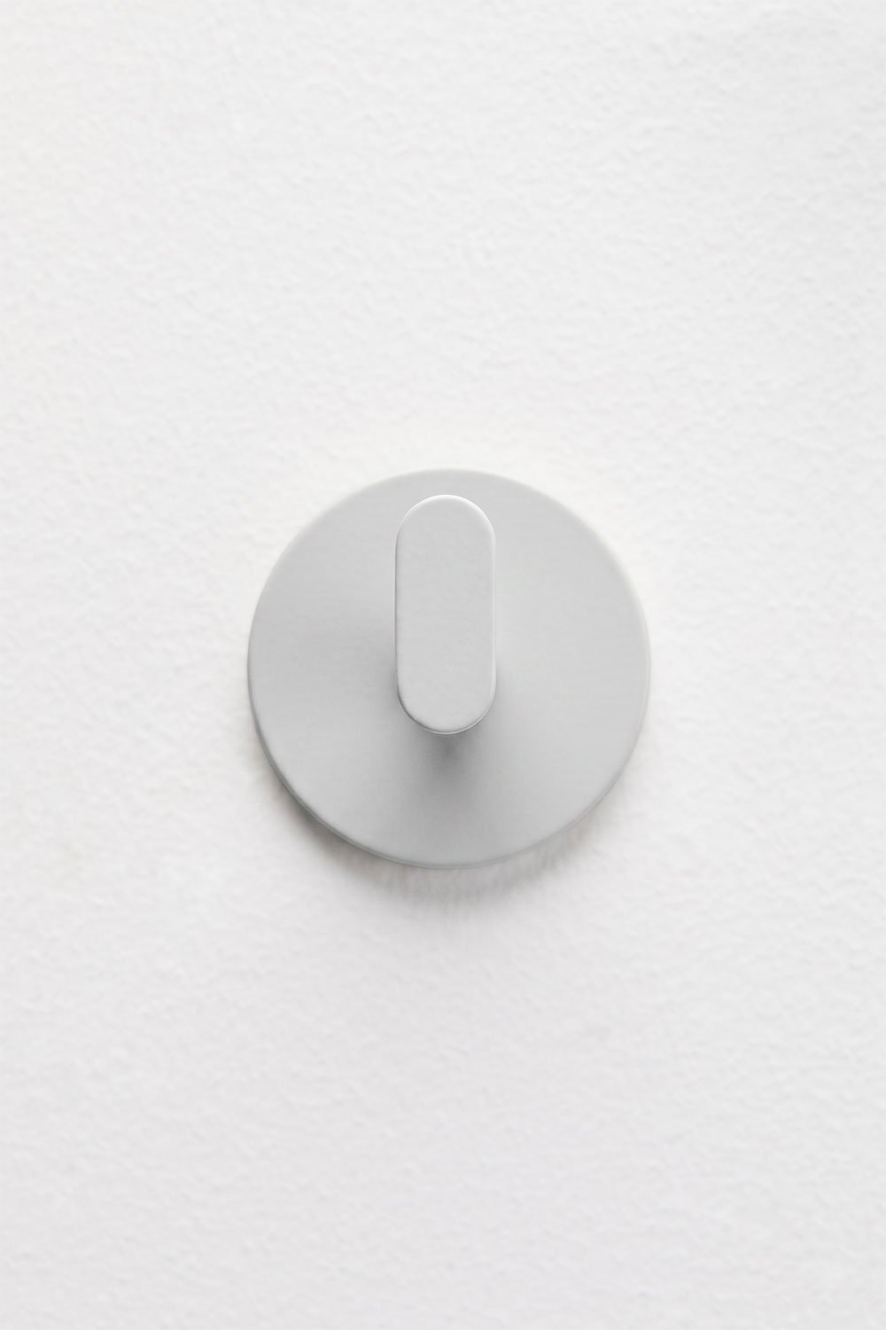 Adhesive bathroom hook in white stainless steel Caldrumi, gallery image 4