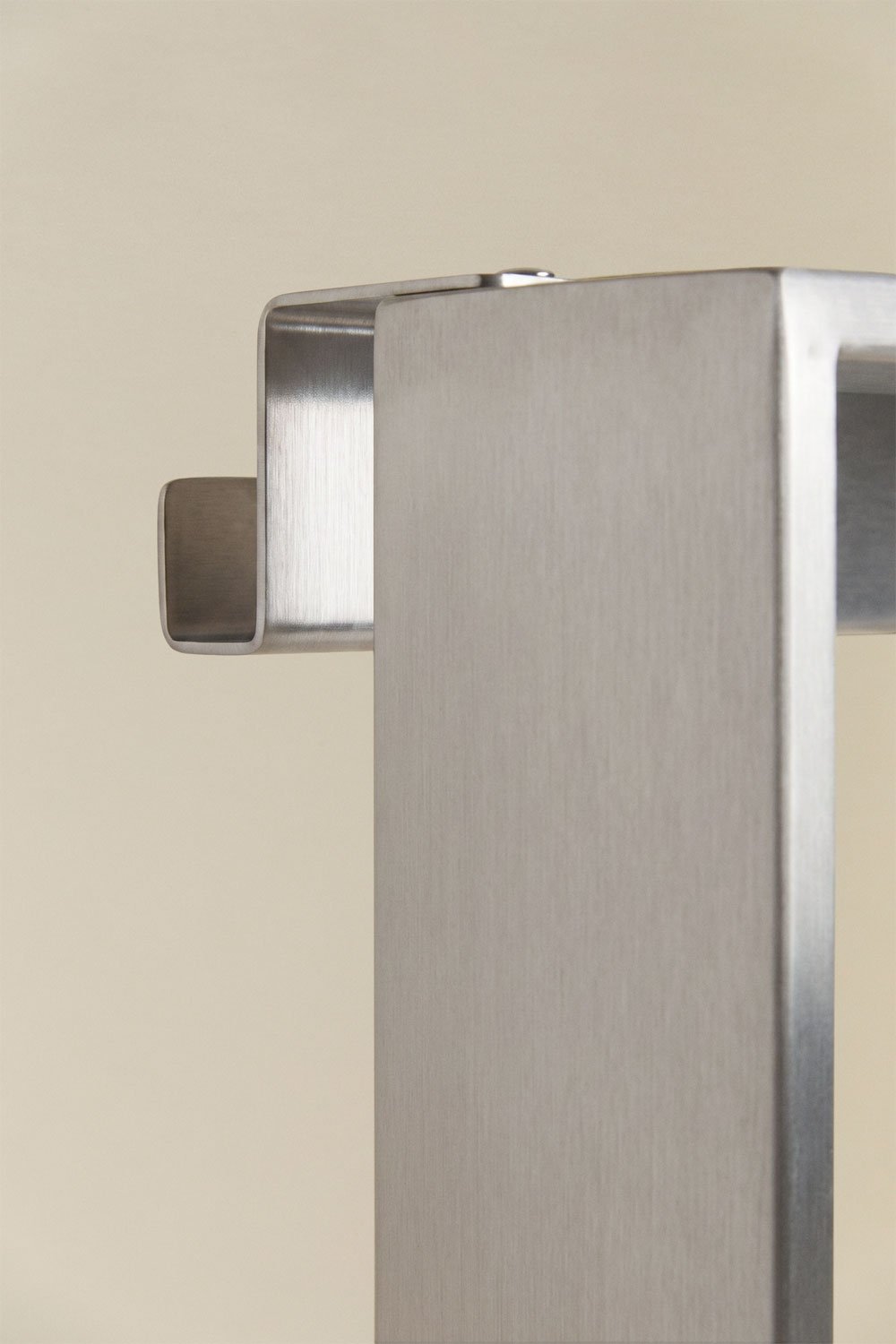 Hanging shower screen shelf in brushed grey stainless steel Elaria, gallery image 7