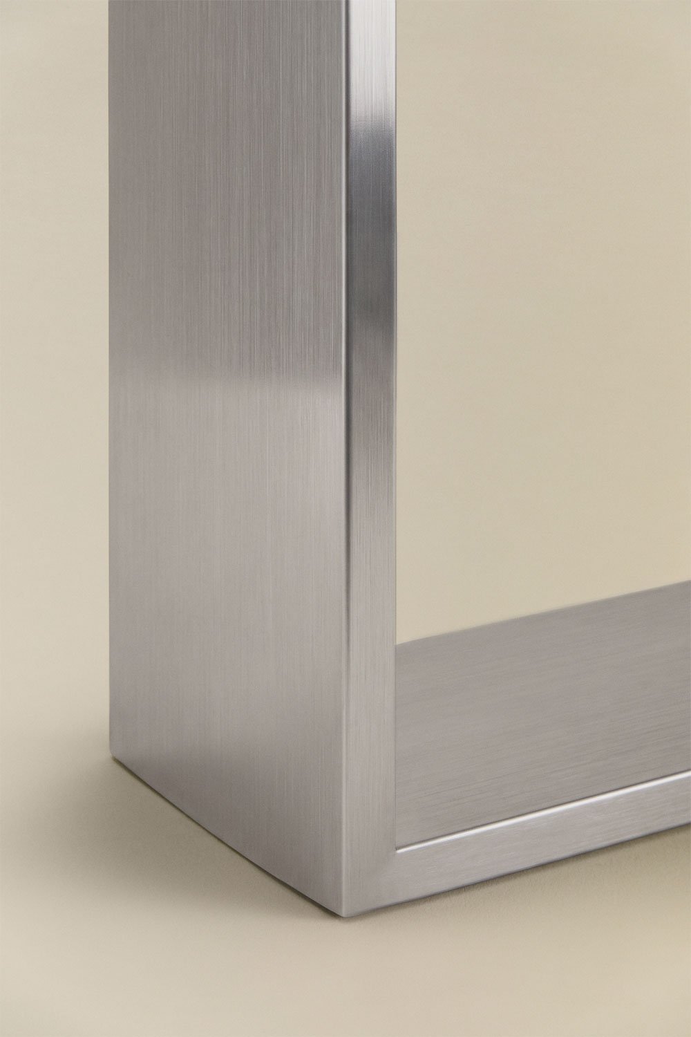 Hanging shower screen shelf in brushed grey stainless steel Elaria, gallery image 8