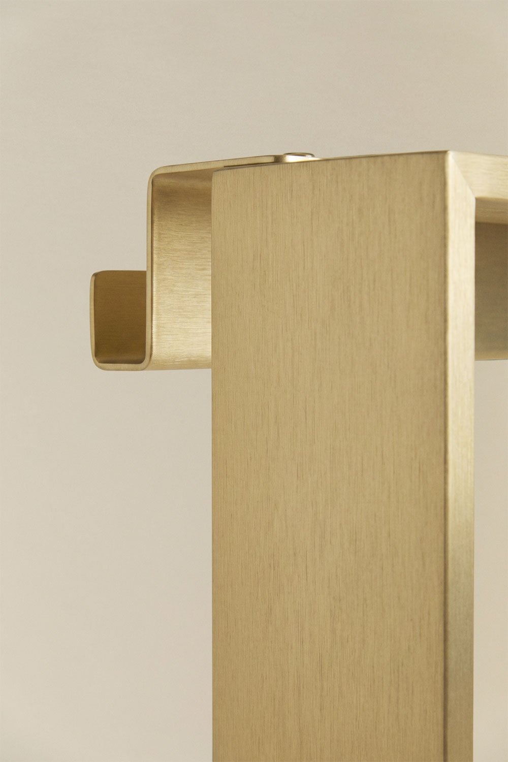 Hanging shower screen shelf in brushed gold stainless steel Elaria, gallery image 7