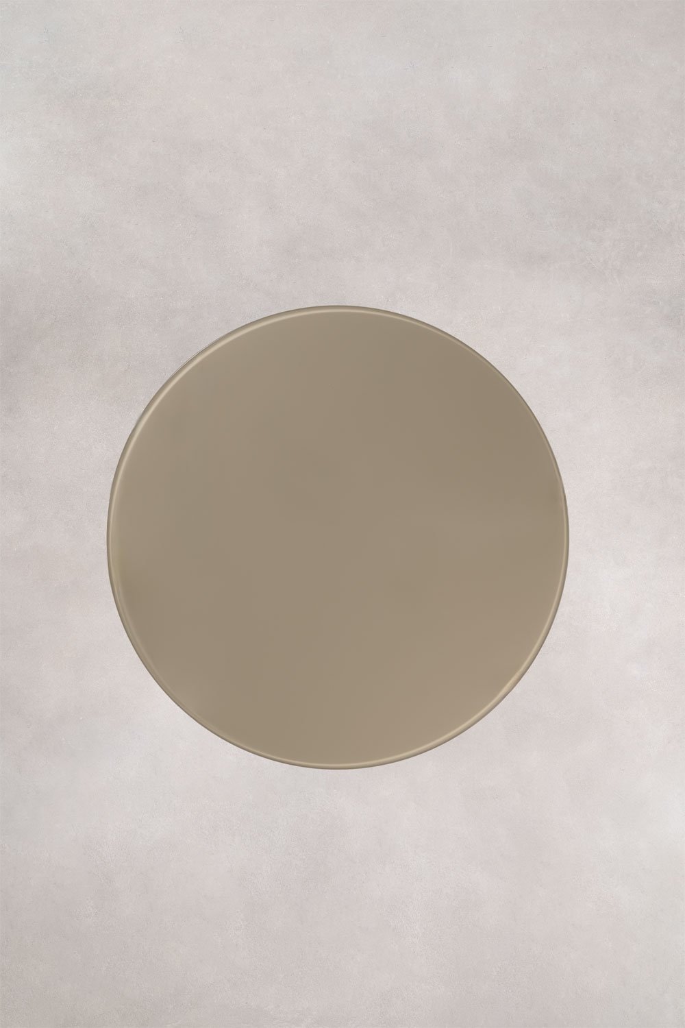 Round dining table Ø120 cm in tempered glass and MDF Asgri, gallery image 7