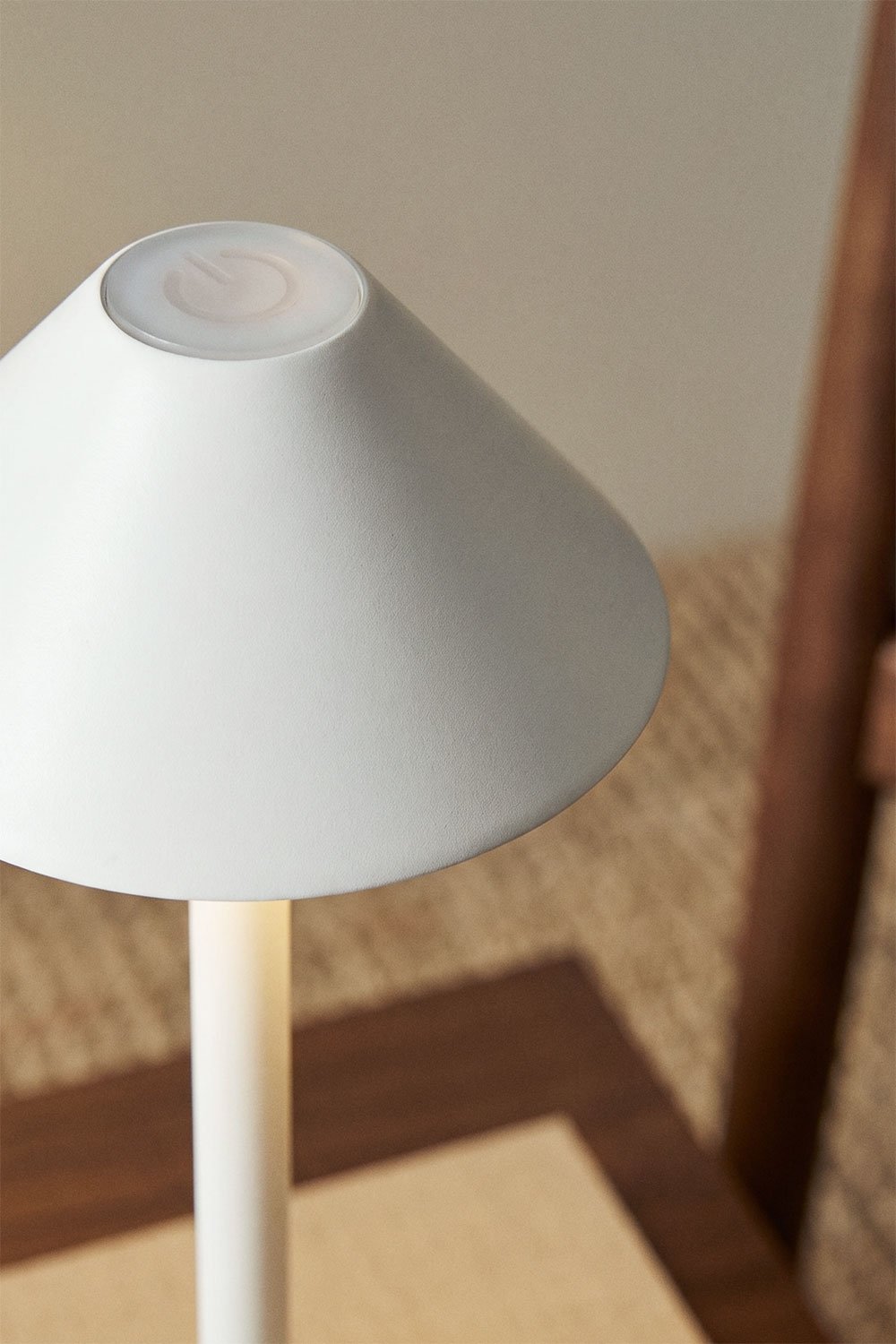 Emilija wireless LED iron table lamp, gallery image 2