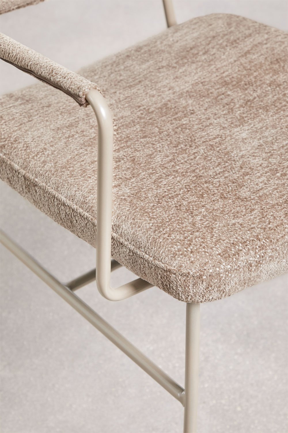 Milih upholstered dining chair with armrests, gallery image 7