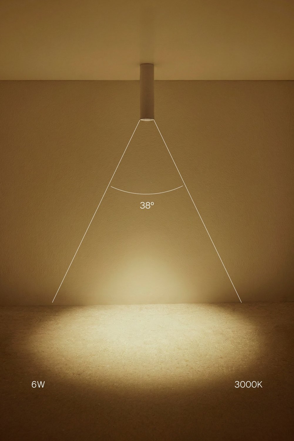 Round Ø5.7 cm surface-mounted LED ceiling light in aluminum Orelva, imagen de galeria 2