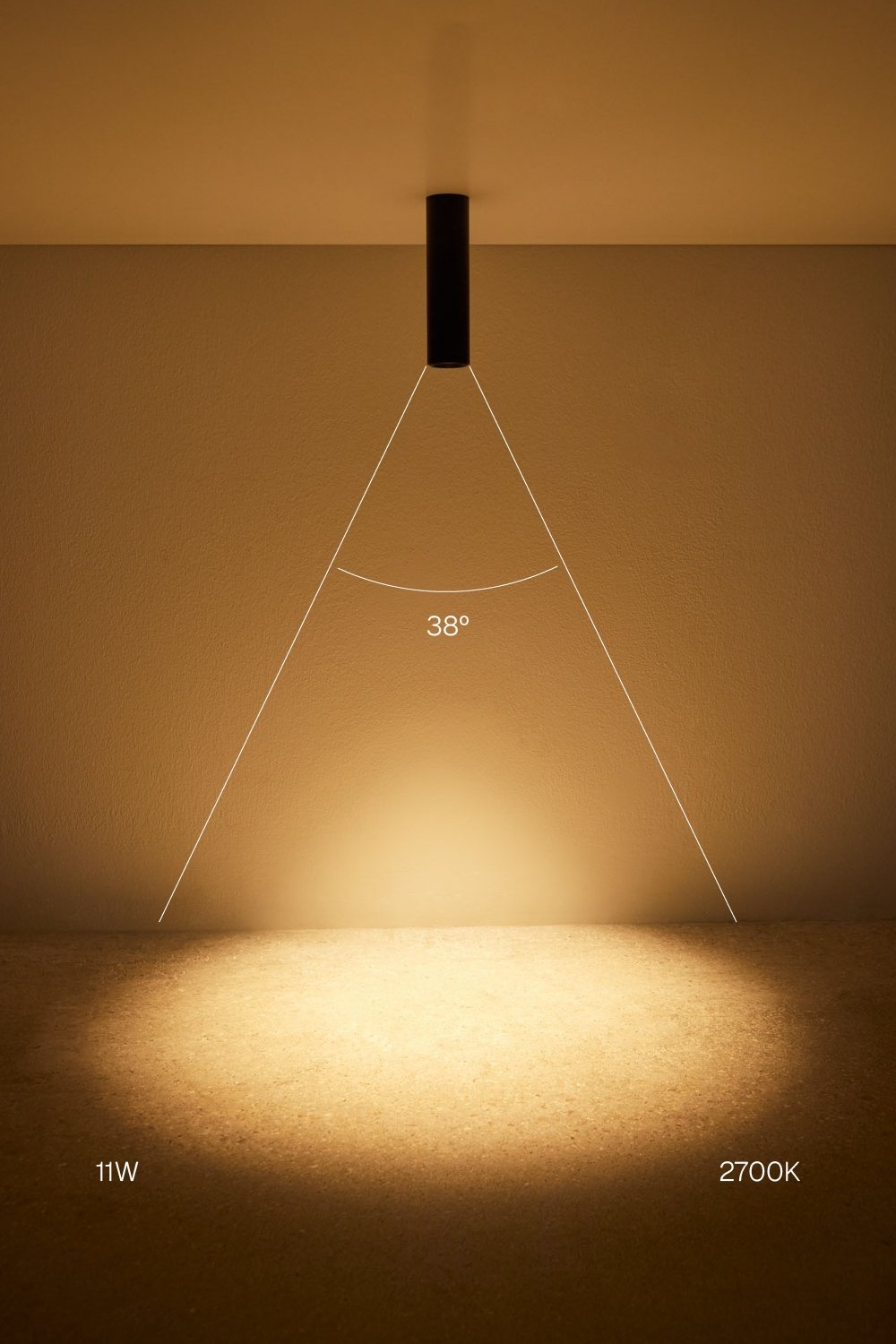 Round Ø7.2 cm surface LED ceiling light in aluminum Luisiana, imagen de galeria 3