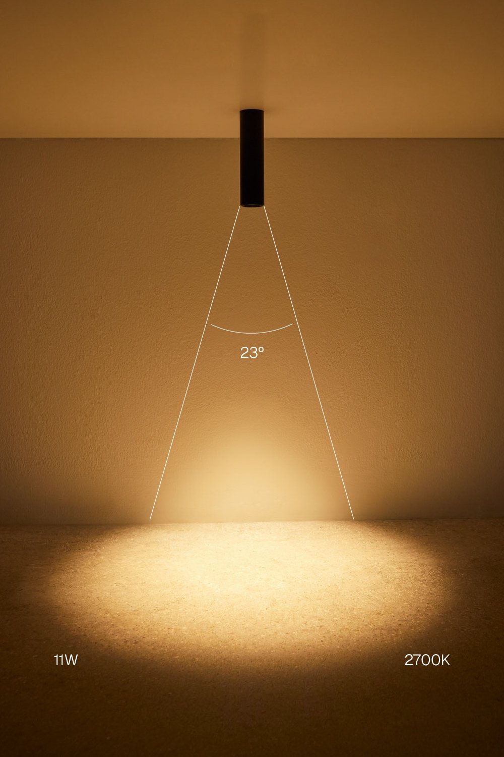 Round Ø7.2 cm surface LED ceiling light in aluminum Luisiana, imagen de galeria 3
