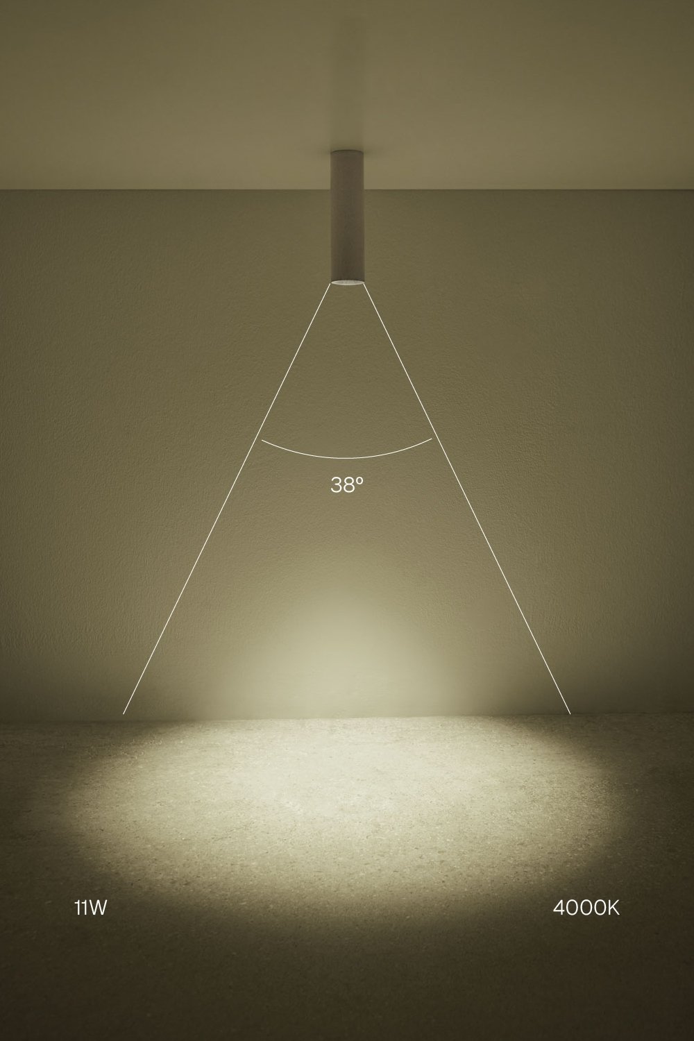 Round Ø7.2 cm surface LED ceiling light in aluminum Luisiana, imagen de galeria 2