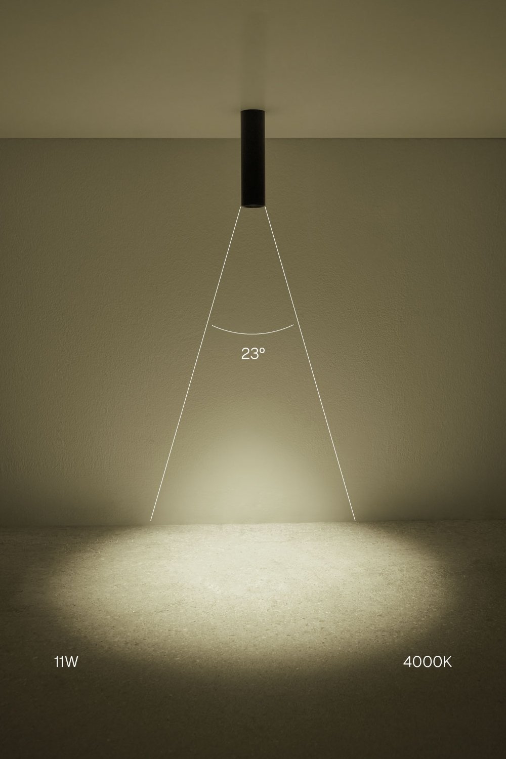 Round Ø7.2 cm surface LED ceiling light in aluminum Luisiana, imagen de galeria 3