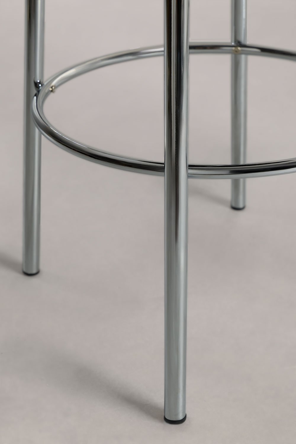 Zantria upholstered high stool in iron, gallery image 5