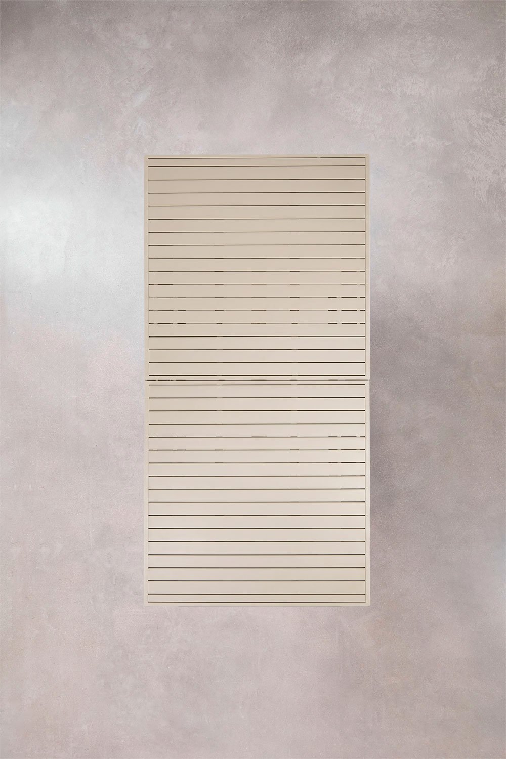 Rectangular extendable garden table in aluminum Karena, gallery image 10