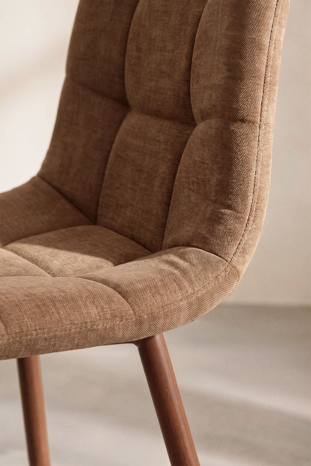Vielira chenille upholstered dining chair, gallery image 2
