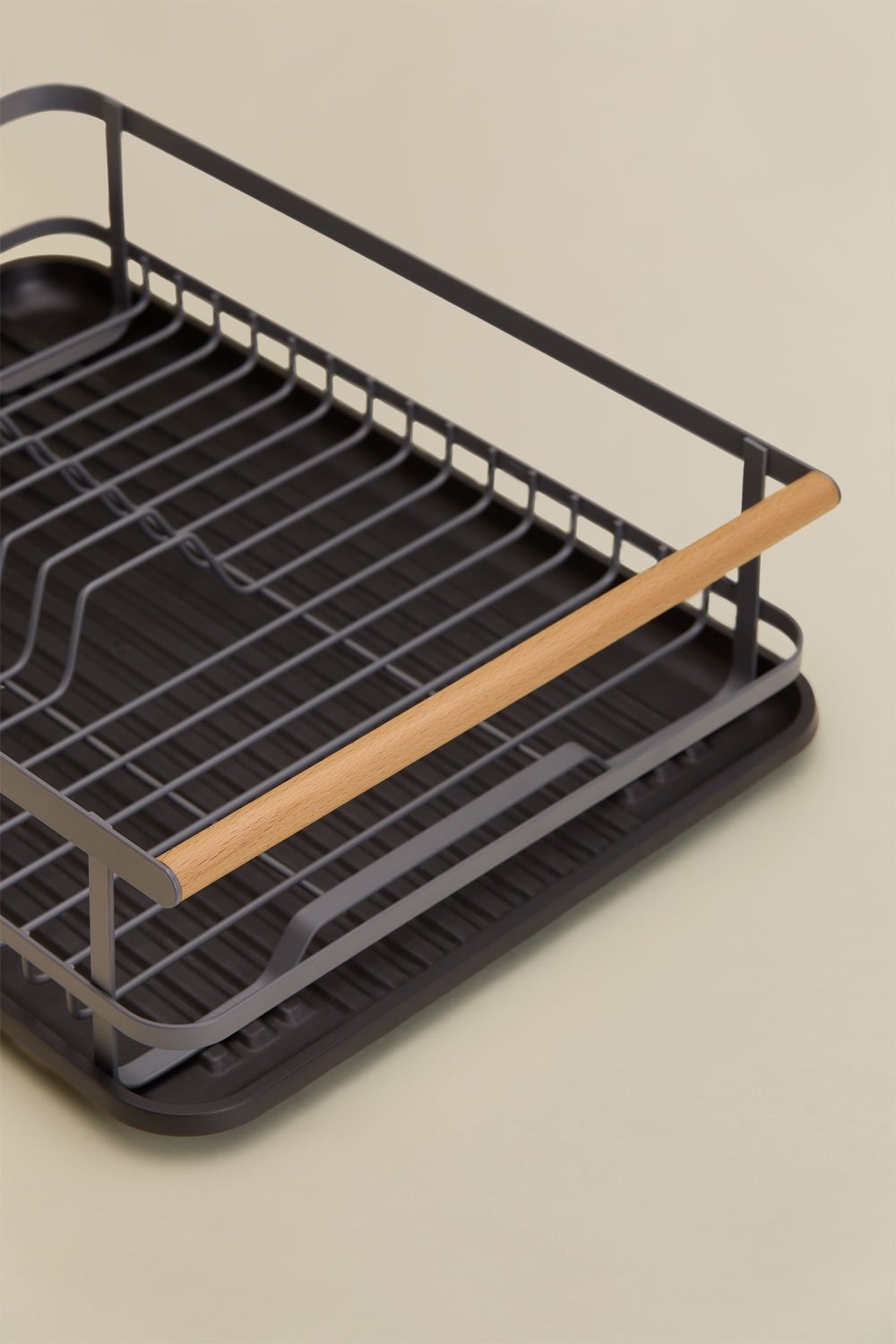 Celine dish drainer with iron tray and polypropylene, gallery image 7
