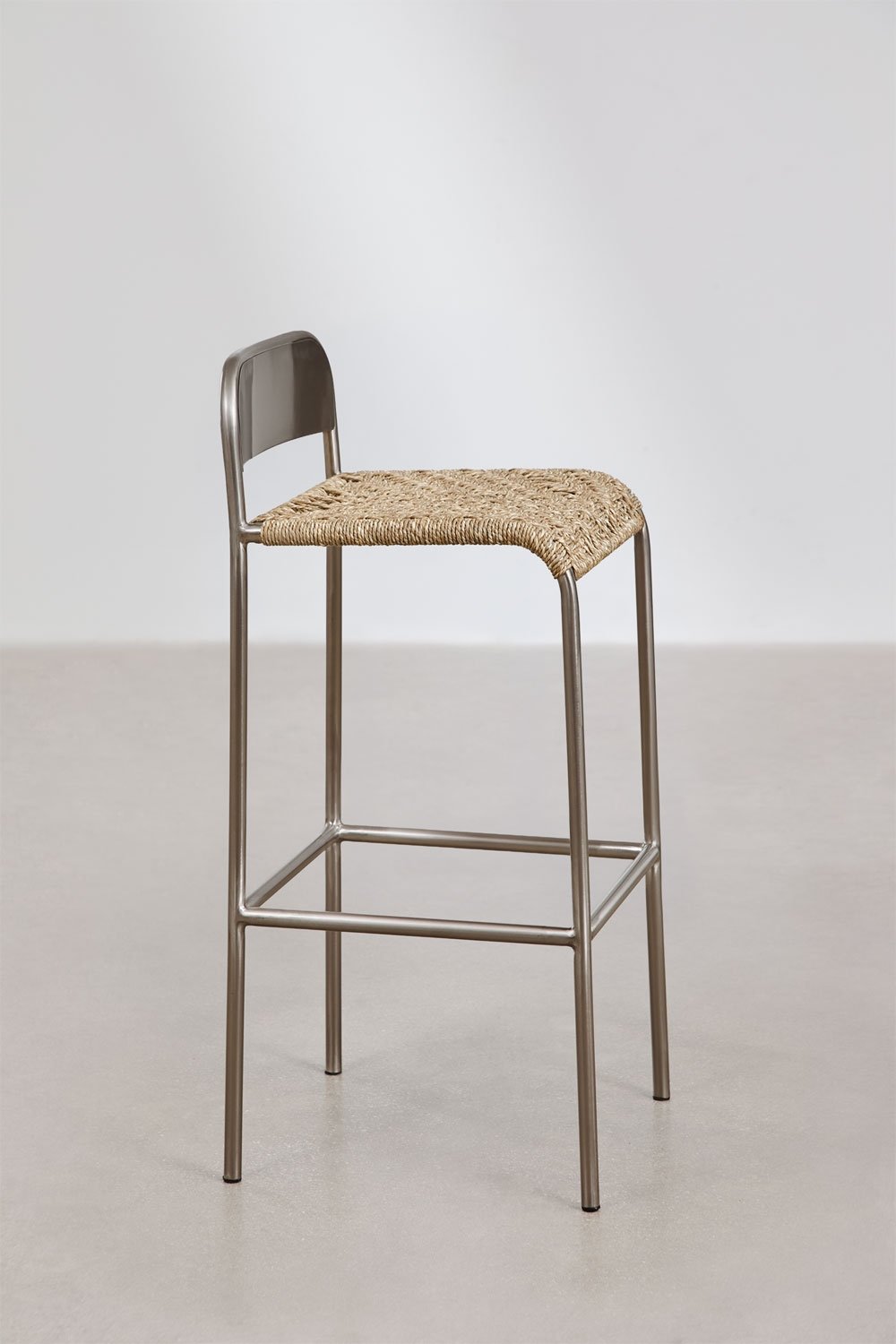 Narnial stainless steel bar stool, gallery image 4