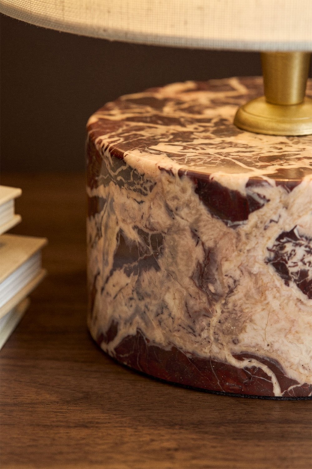 Orlena natural stone table lamp, gallery image 3