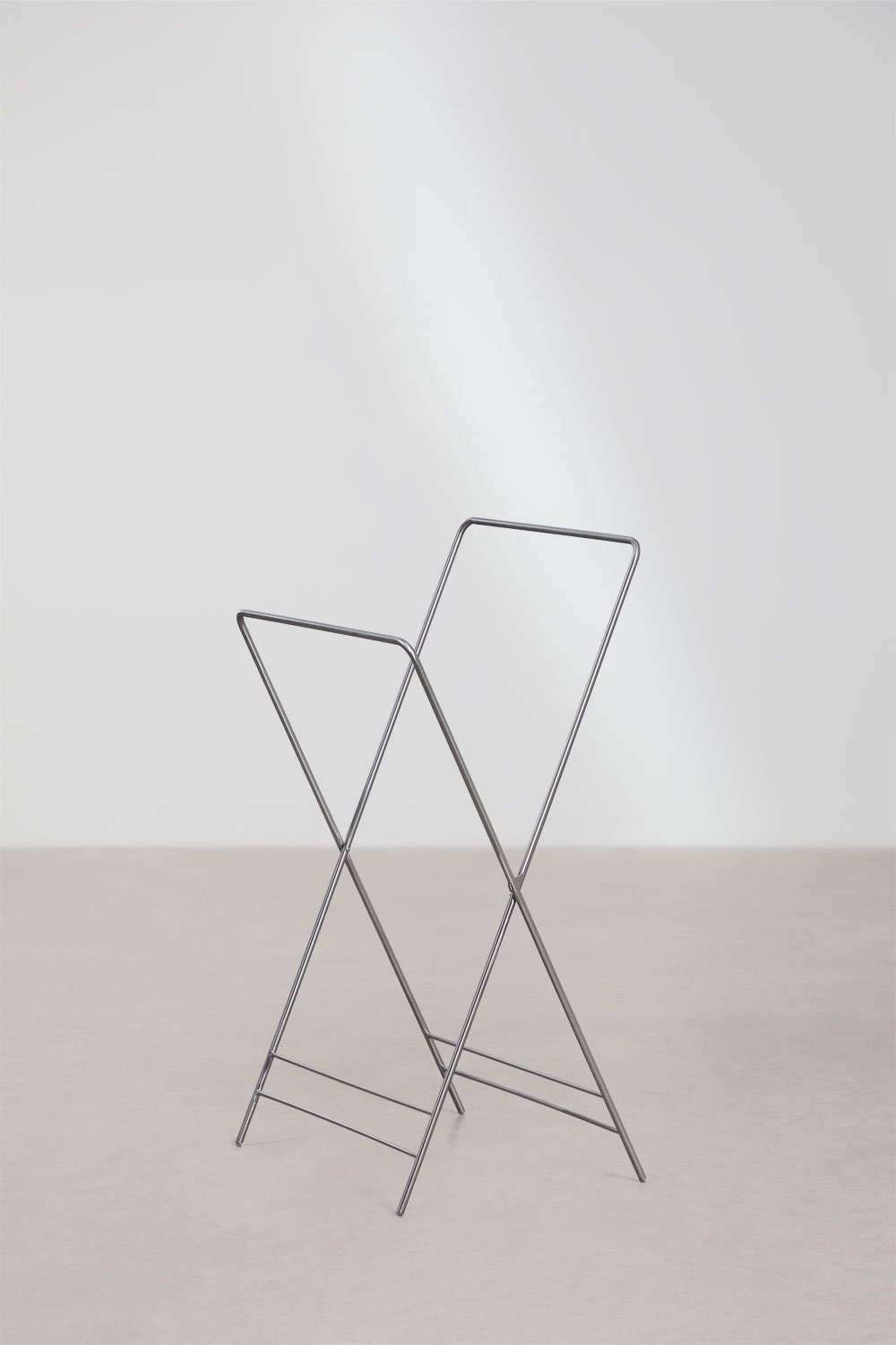 Idunai folding stainless steel freestanding towel rack, gallery image 3
