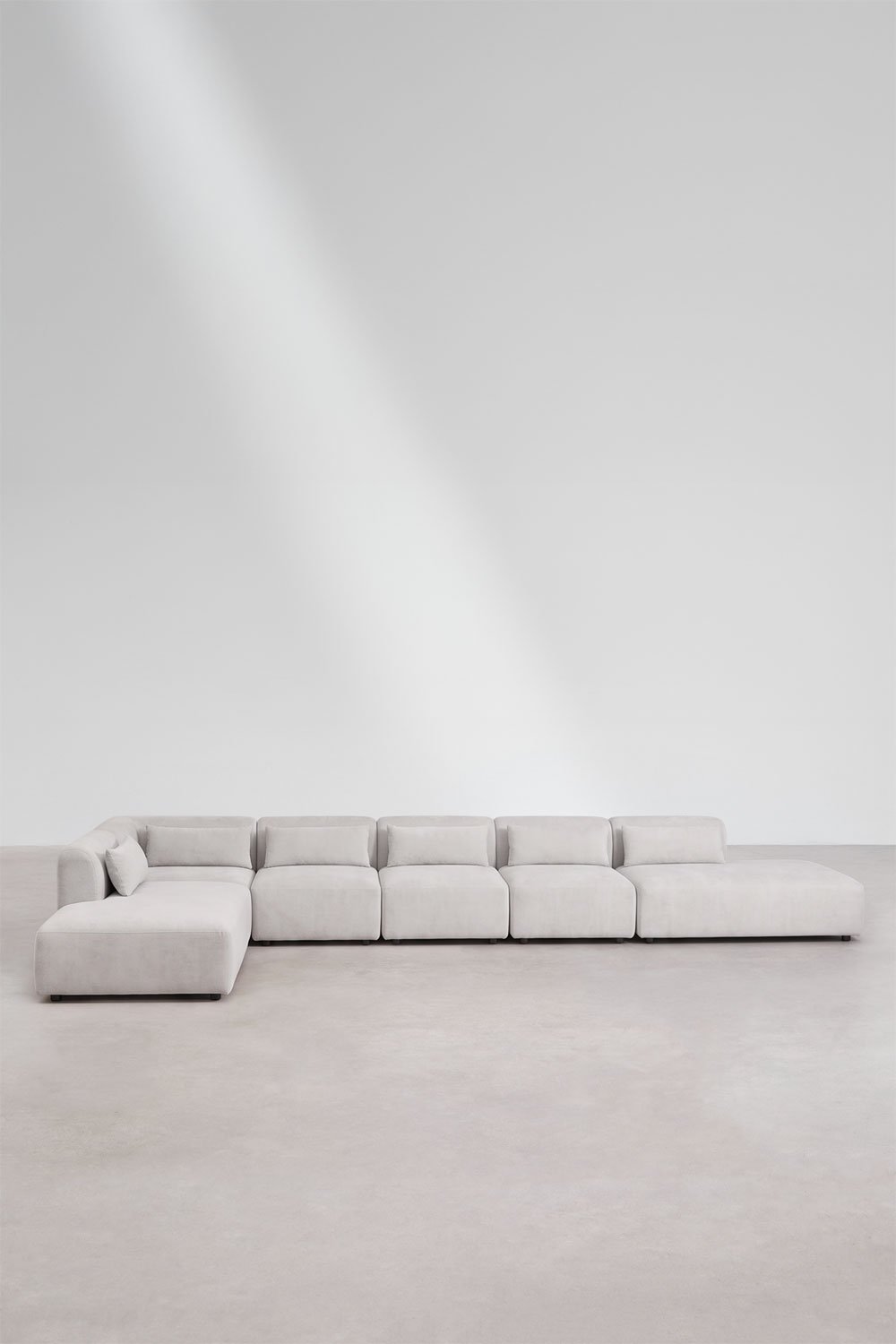 6-piece corner modular sofa with double chaise Fogler, gallery image 5