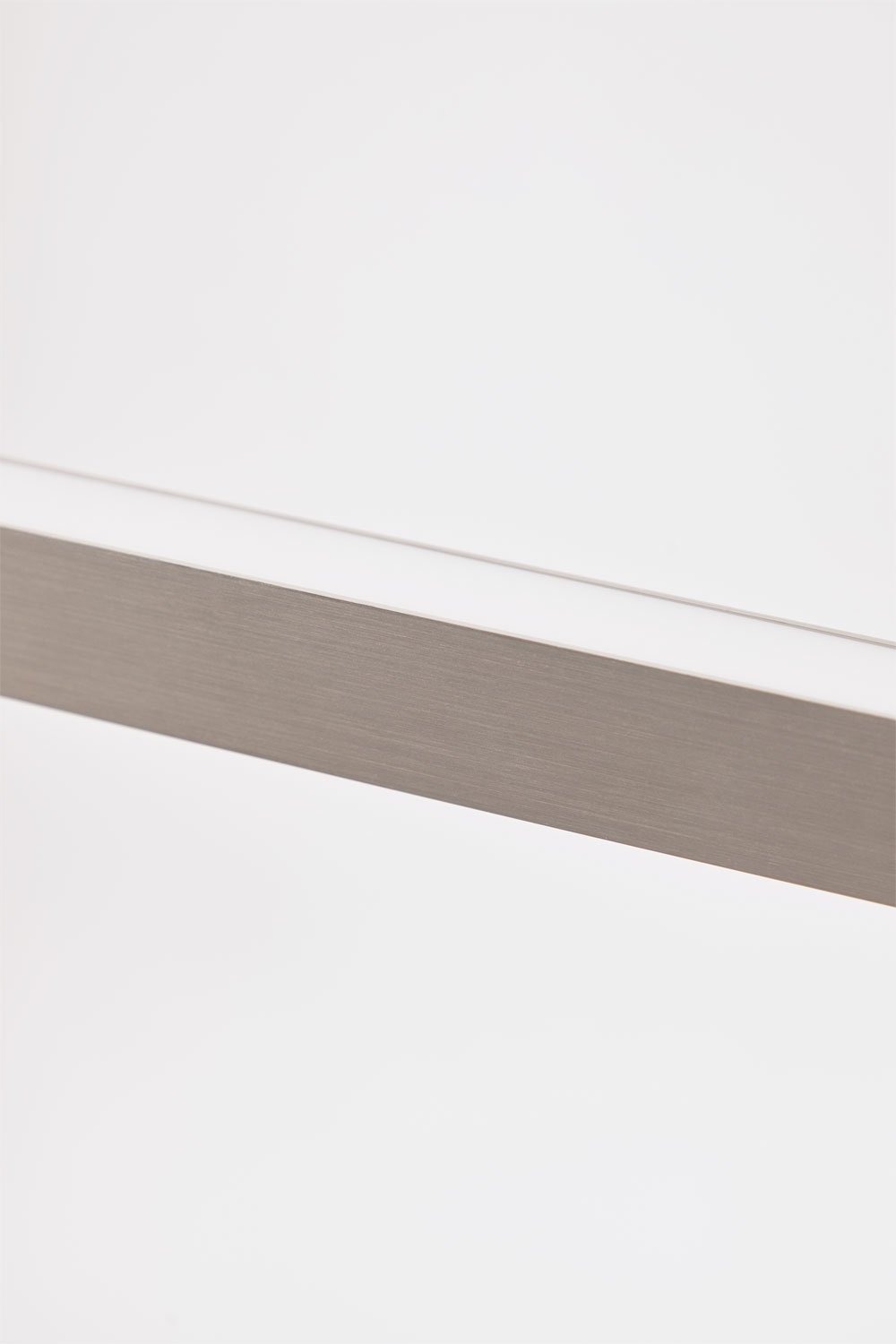 Linear LED 120 cm pendant ceiling lamp with indirect light in aluminum Danile, gallery image 7