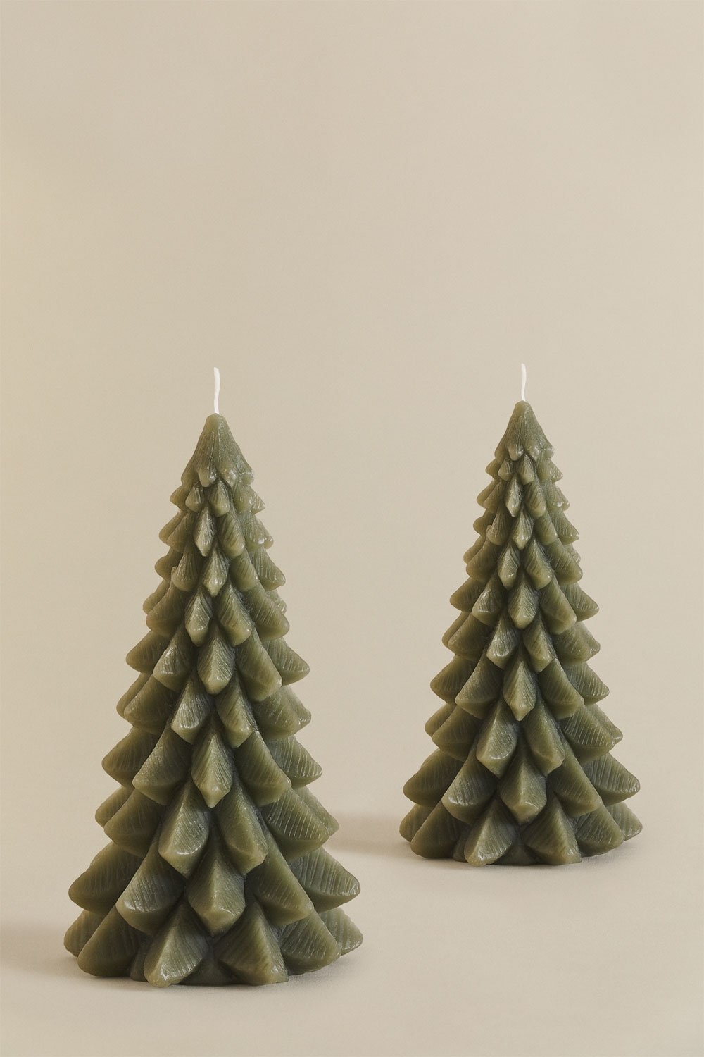 Set of 2 Eldor Christmas decorative candles, gallery image 3